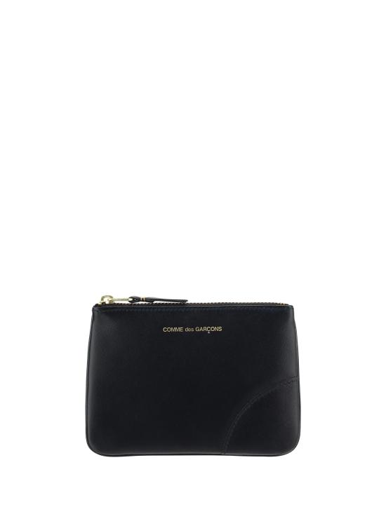 26SS 꼼데가르송 클래식 레더 라인 파우치 SA8100 800 BLACK