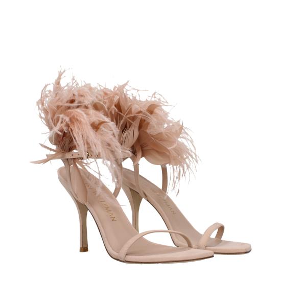 25SS 스튜어트 와이츠먼 힐/펌프스 PLUME100RFSSD582POUDRE - STUART WEITZMAN