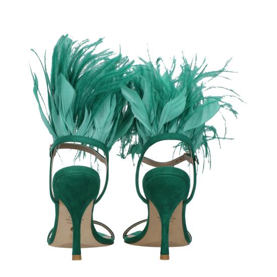 25SS 스튜어트 와이츠먼 힐/펌프스 PLUME100RFSSD582ESMERALDA - STUART WEITZMAN