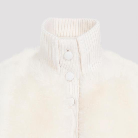 24FW 이브살로몬 코트 25WYG51956MAAG C11 IVOIRE WHITE - YVES SALOMON