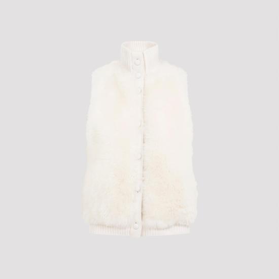 24FW 이브살로몬 코트 25WYG51956MAAG C11 IVOIRE WHITE - YVES SALOMON