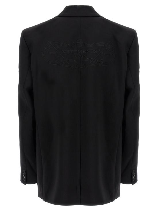 24FW 베트멍 수트 자켓 UA65JA710BBLACK Black - VETEMENTS