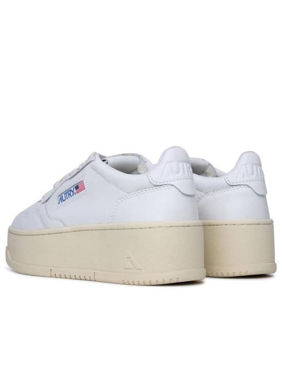 26FW 오트리 메달리스트 플랫폼 스니커즈 PTLWLL15 White - AUTRY
