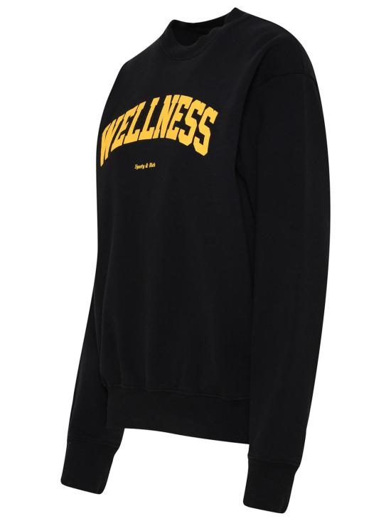 24FW 스포티앤리치 스웨터 WELLNESS IVY CREWNECBLACK Black - SPORTY & RICH