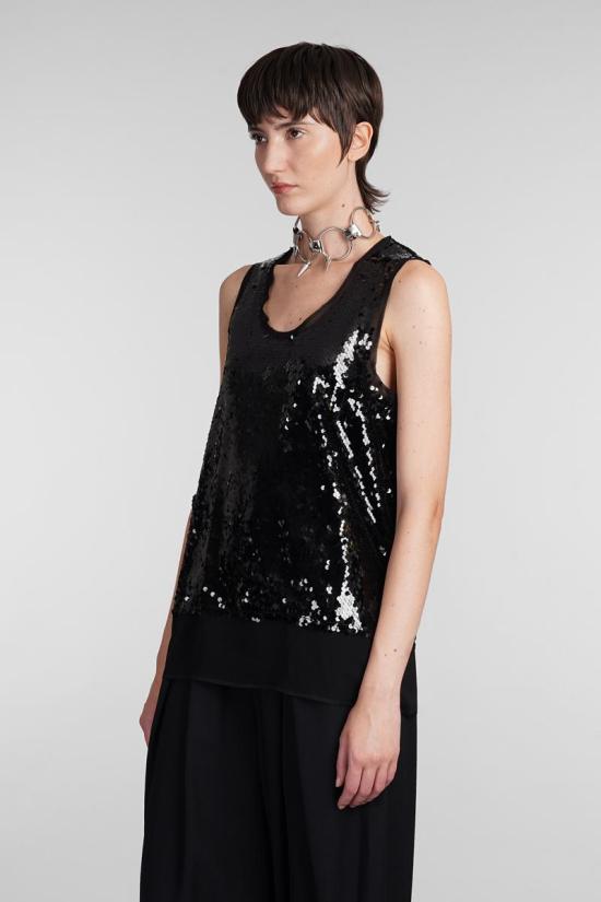 24FW 꼼데가르송 민소매 티셔츠 406923 GN B020 051 Black - COMME DES GARCONS