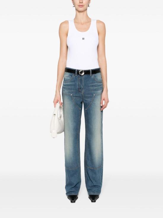 25SS 지방시 민소매 티셔츠 BW70CH3YHY 100 WHITE - GIVENCHY