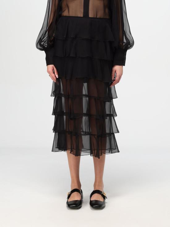 24FW 발렌티노 가라바니 스커트 5B0RAC562UP 0NO Black