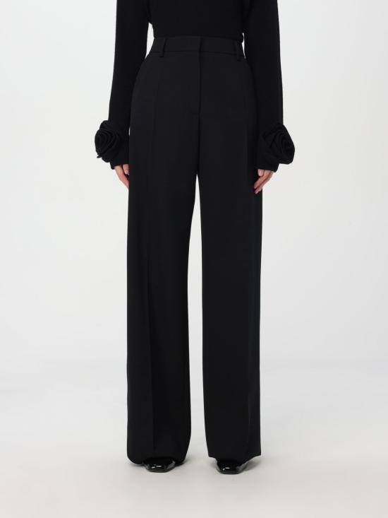 25FW 발렌티노 가라바니 스트레이트 팬츠 5B0RB62088J 0NO Black