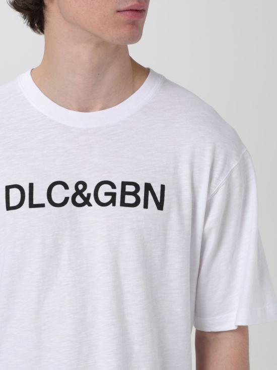 25FW 돌체앤가바나 반팔 티셔츠 G8PN9TG7M8F W0800 White - DOLCE & GABBANA