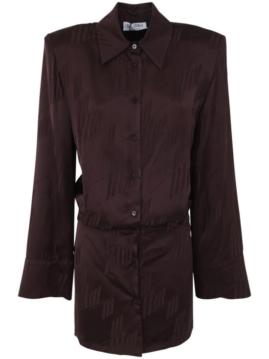  디 아티코 숏 원피스 236WCA113 V053 204 BROWN