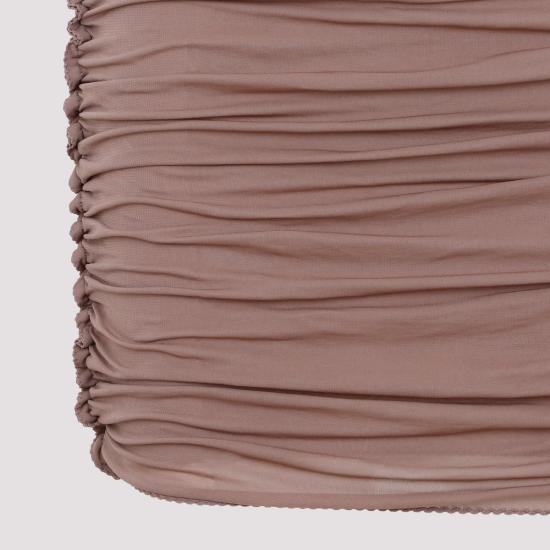  생로랑 숏 원피스 729750 Y5G98 5551 Beige - SAINT LAURENT