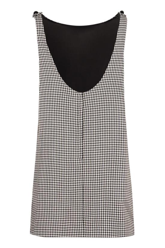 24FW 돌체앤가바나 숏 원피스 F6JHPTFQ3F1 S8100 GREY - DOLCE & GABBANA