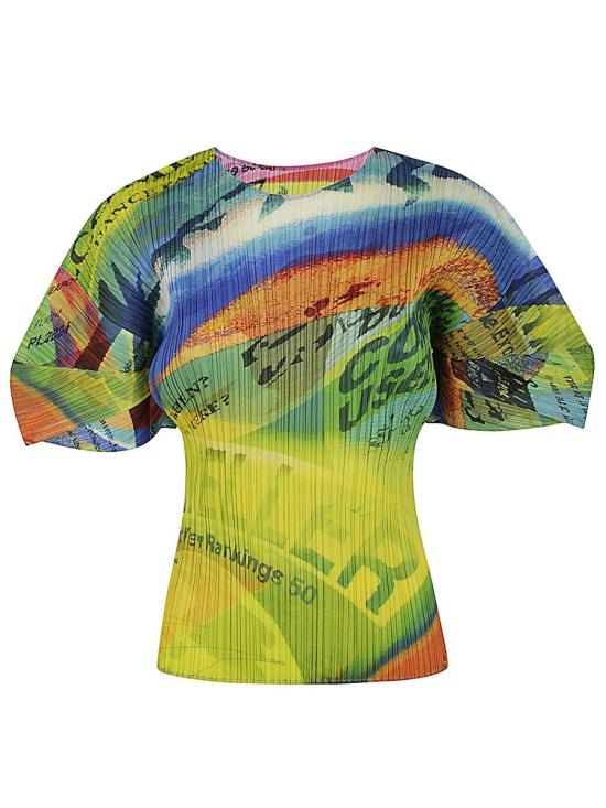 24FW 플리츠플리즈 블라우스 PP48JK672 95 BLUE