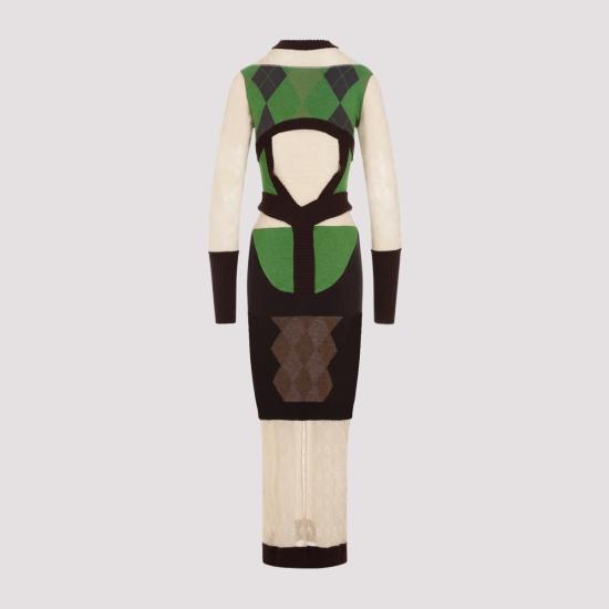  마린세르 롱 원피스 WDR034 UKNI0001 45 MULTICOLOUR - MARINE SERRE