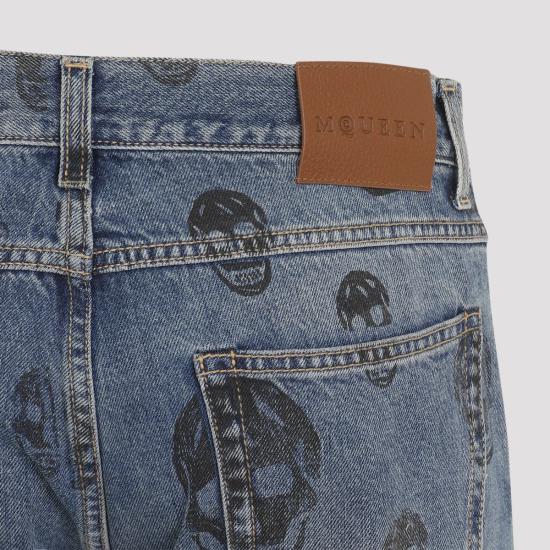 24FW 알렉산더 맥퀸 데님 팬츠 806156 QYABC 4308 BLUE - ALEXANDER MCQUEEN