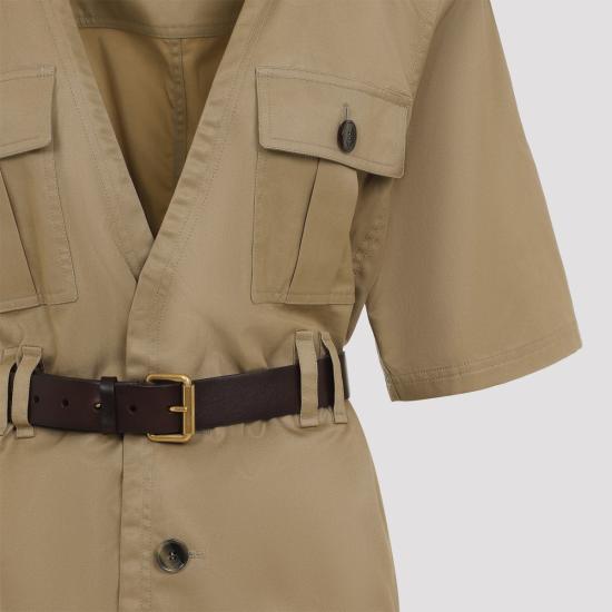  생로랑 원피스 790089 Y3A99 2611 Beige - SAINT LAURENT