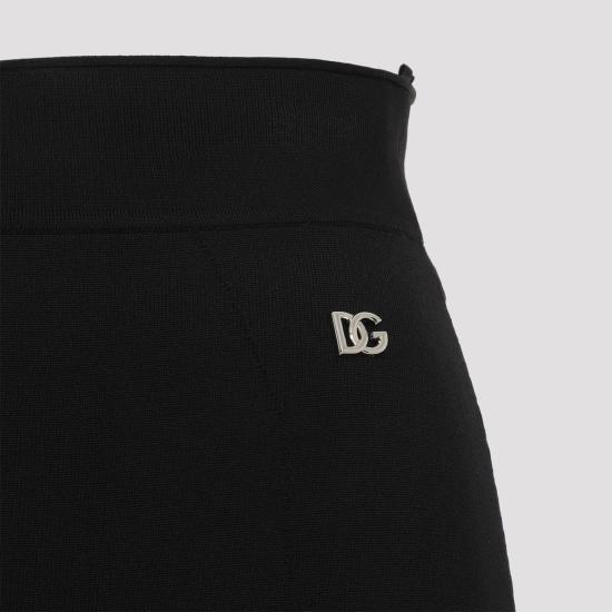 24FW 돌체앤가바나 롱 스커트 FXO10T JFMEX 0000 Black - DOLCE & GABBANA