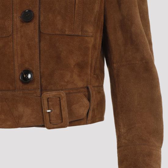 24FW 톰포드 바이커 자켓 CSL753 LEX341 314 BROWN - TOMFORD