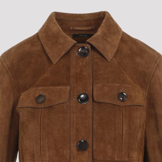 24FW 톰포드 바이커 자켓 CSL753 LEX341 314 BROWN - TOMFORD