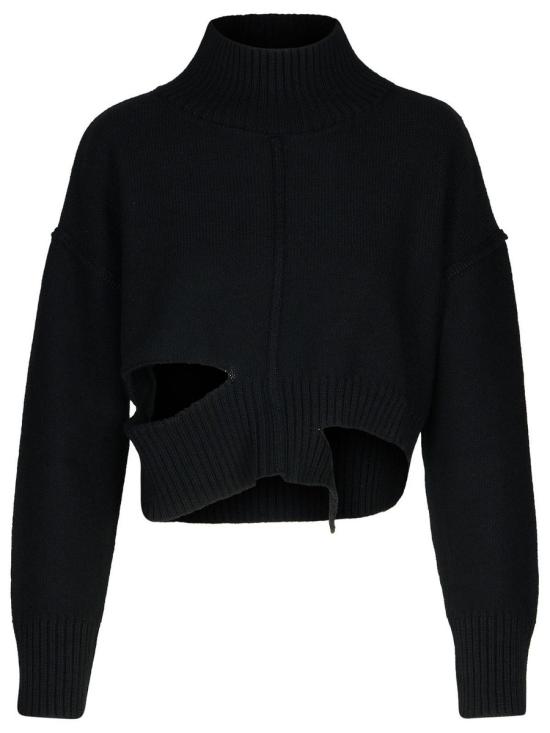 24FW MM6 메종마르지엘라 블라우스 S52HA0285 M13044 900 Black