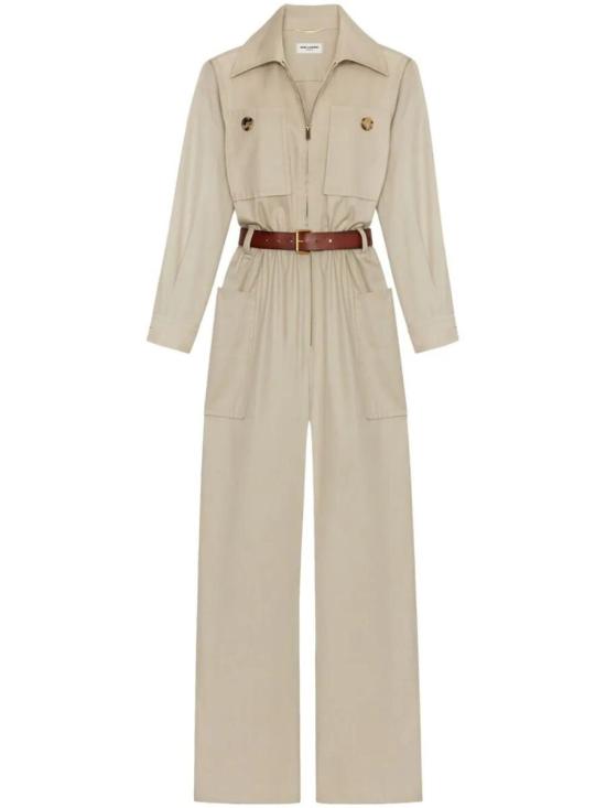  생로랑 점프수트 785813 Y9I22 9610 Beige