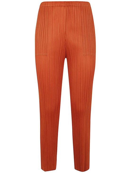 24FW 플리츠플리즈 스트레이트 팬츠 PP48JF114 33 Yellow