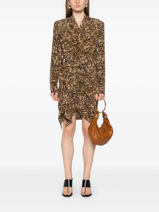 24FW 이자벨마랑 숏 원피스 RO0648FAB4J07I 99LE LEOPARD - ISABEL MARANT