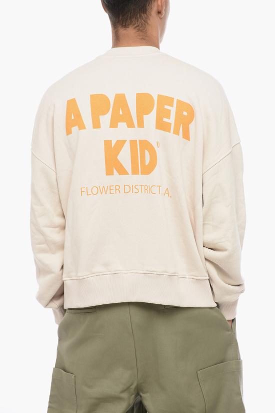  어 페이퍼 키드 긴팔 티셔츠 F3PKUASW020013 Beige - A PAPER KID