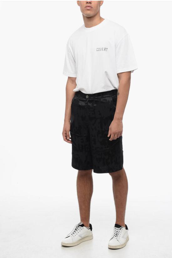  알렉산더 맥퀸 숏팬츠 750148 QVP30 1010 Black - ALEXANDER MCQUEEN