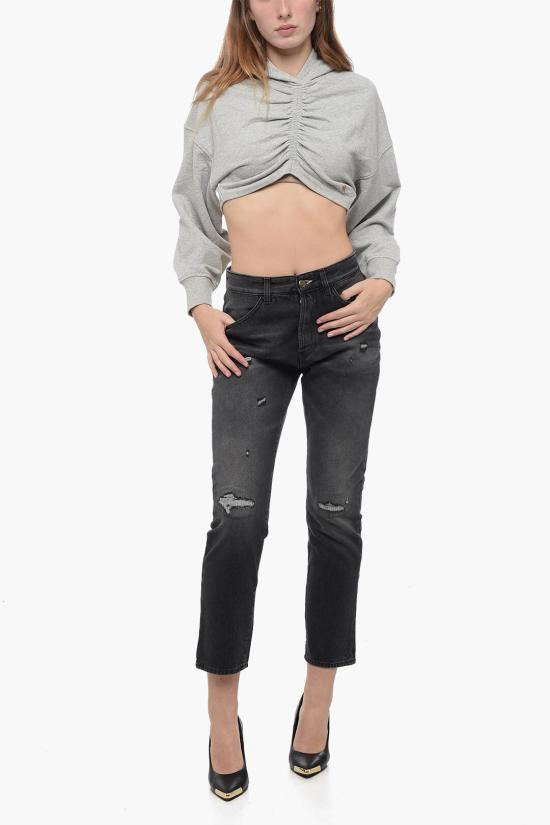  팜앤젤스 긴팔 티셔츠 PWBB068F23FLE0010876 Gray - PALM ANGELS