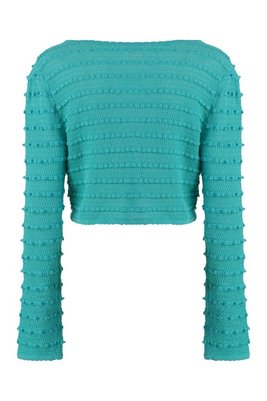  셀프 포트레이트 스웨터 SS23180JAG GREEN green - SELF PORTRAIT