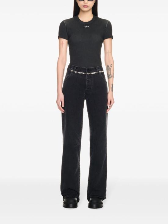 24FW 오프화이트 반팔 티셔츠 OWAA065F24JER0010701 Grey - OFF WHITE