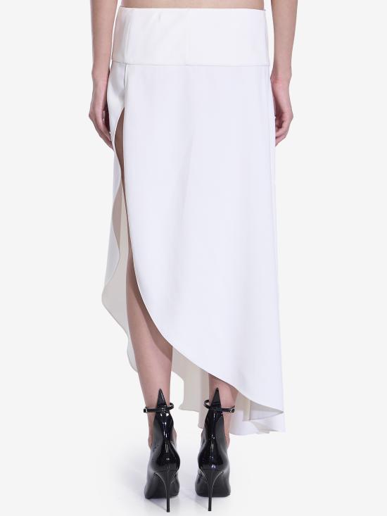 24FW 알라이아 롱 스커트 AA9J05616T571 WHITE - ALAIA