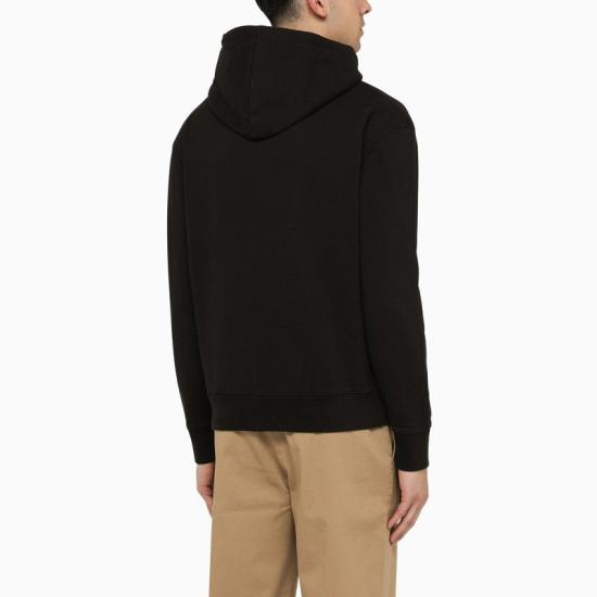 24FW 메종키츠네 후드 티셔츠 LM00702KM0001P199 BLACK - MAISON KITSUNE