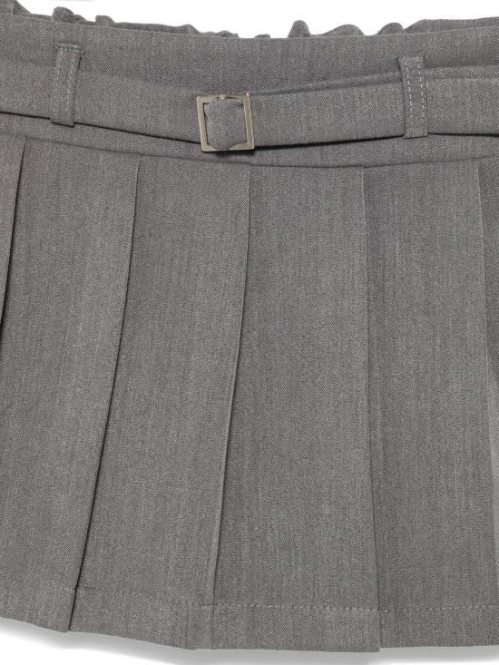 24FW [주니어] 루루 바이 미스 그랜트 스커트 LL3252 GRIGIO Grey - LU LU BY MISS GRANT