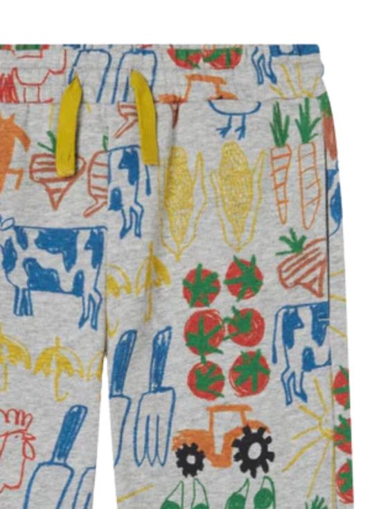 24FW [키즈] 스텔라 맥카트니 트레이닝/조거 팬츠 TV6Q20 Z2156 807MC GREY - STELLA MCCARTNEY