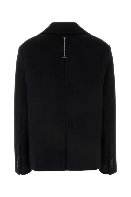 24FW 알렉산더 맥퀸 코트 805810QKABE 1000 Black - ALEXANDER MCQUEEN