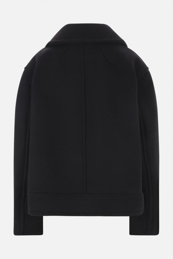 24FW 생로랑 버진 울 피코트  810508Y080W1000 Black - SAINT LAURENT