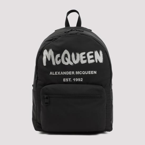  알렉산더 맥퀸 백팩 646457 1AABW 1073 BLACK OFF WHITE - ALEXANDER MCQUEEN