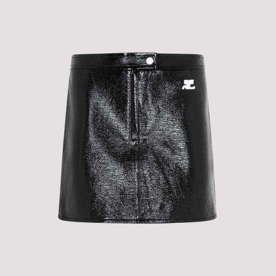  쿠레쥬 숏 스커트 PERCJU001VY0014 9999 BLACK - COURREGES