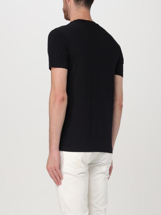 25FW 엠포리오 아르마니 반팔 티셔츠 8N1TF01JCDZ 0999 Black - EMPORIO ARMANI