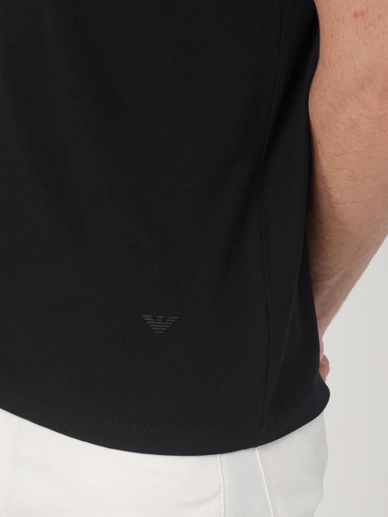 25FW 엠포리오 아르마니 반팔 티셔츠 8N1TF01JCDZ 0999 Black - EMPORIO ARMANI