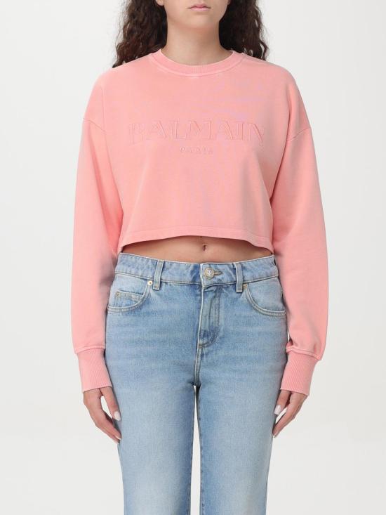 25FW 발망 스웨터 DF1JO006BC72 OIQ Pink