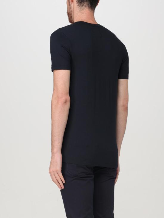 25FW 엠포리오 아르마니 반팔 티셔츠 8N1TF01JCDZ 0920 Navy - EMPORIO ARMANI