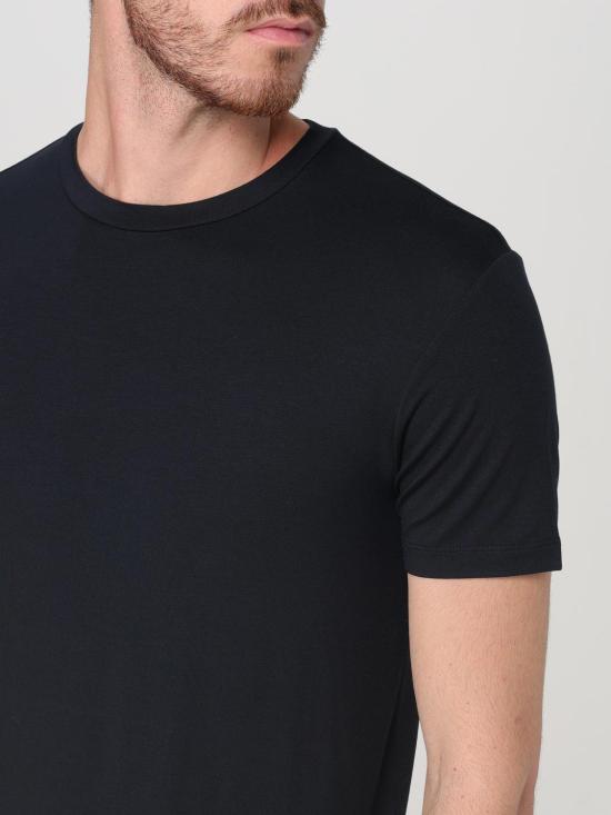 25FW 엠포리오 아르마니 반팔 티셔츠 8N1TF01JCDZ 0920 Navy - EMPORIO ARMANI