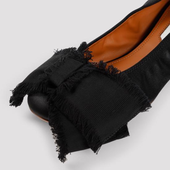  랑방 뮬/슬리퍼 FWBAMB04SATNP24 10 BLACK - LANVIN