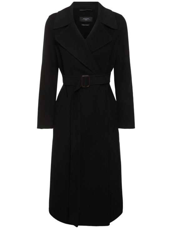  위켄드막스마라 코트 2425016041 013 Black