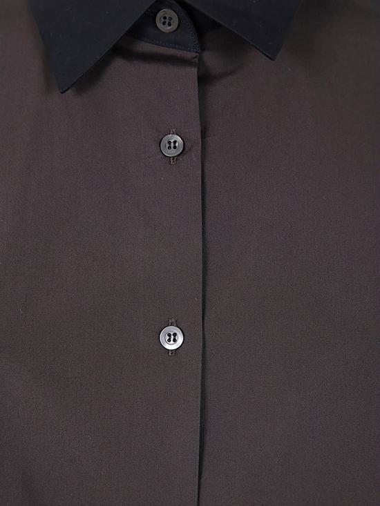  드리스 반 노튼 블라우스 242 010708 9244 704 DARK BROWN - DRIES VAN NOTEN