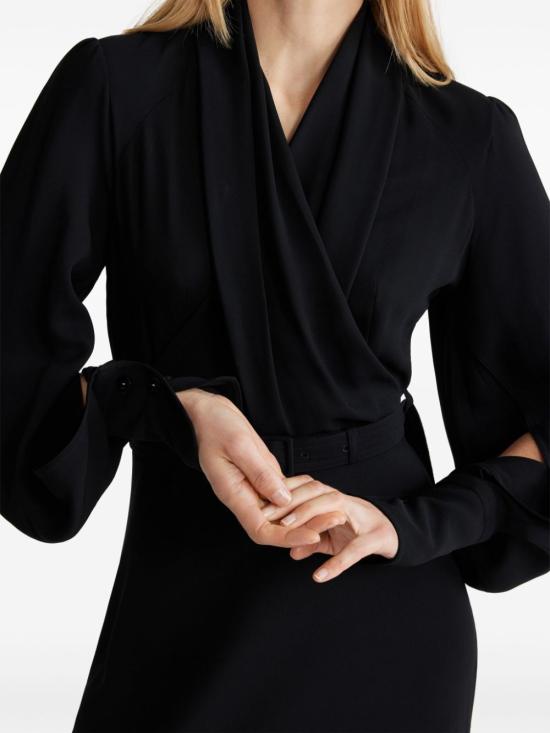 24FW 파투 롱 원피스 DR1450193 999B BLACK - PATOU