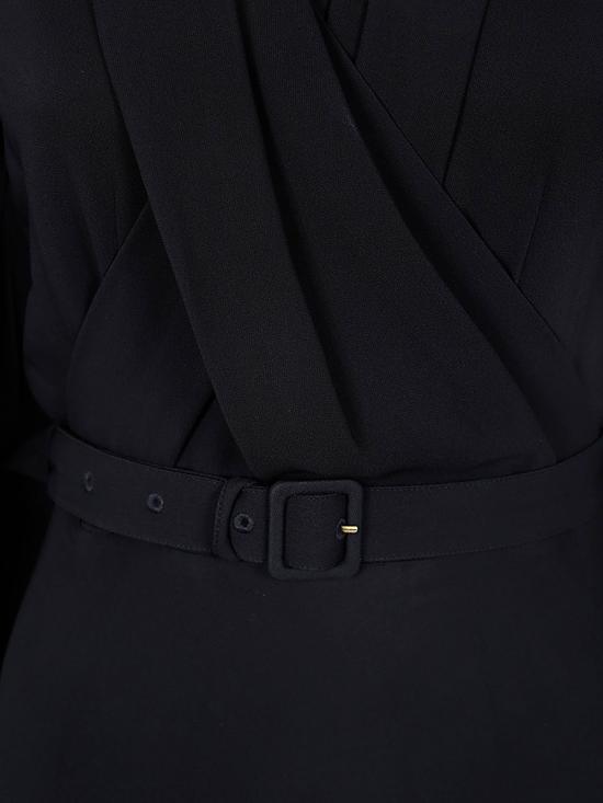 24FW 파투 롱 원피스 DR1450193 999B BLACK - PATOU